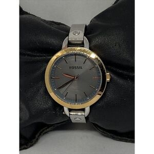 Fossil BQ3136 Womens Silver Stainless Steel Analog Dial Quartz Wrist Watch WO591